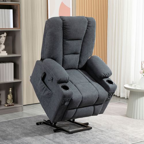 Riser and Recliner Chair w/ Remote, Lift Chair for the Elderly Grey