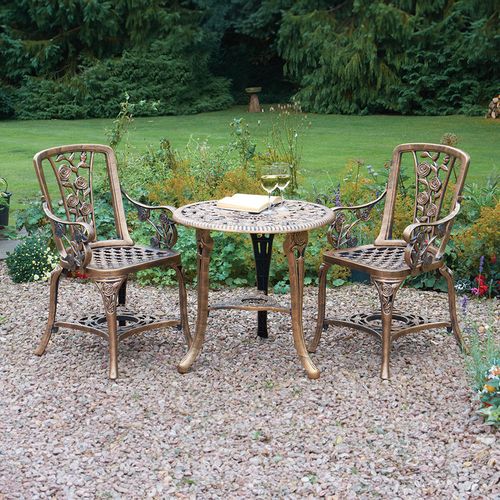 Rose Armchair Patio Set - Bronze