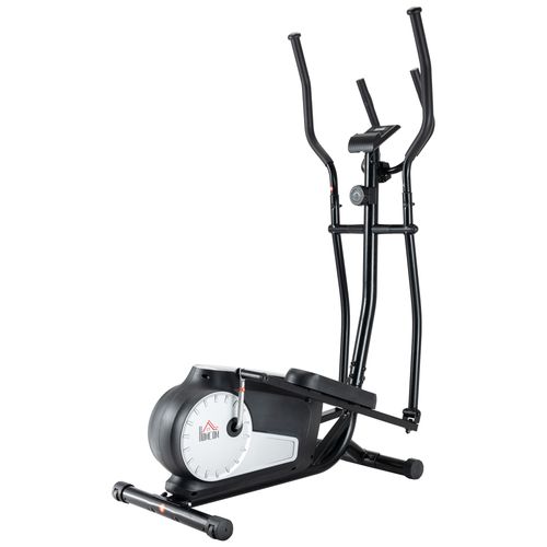 Elliptical Cross Trainer w/ Adjustable Resistance LCD Monitor Wheels HOMCOM