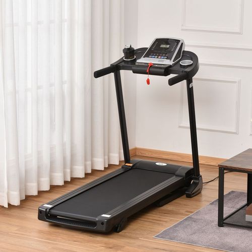 Folding 12km/h Electric Treadmill Running Machine Incline LED Display HOMCOM