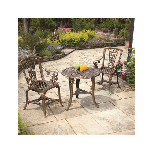 Rose Armchair Patio Set - Bronze