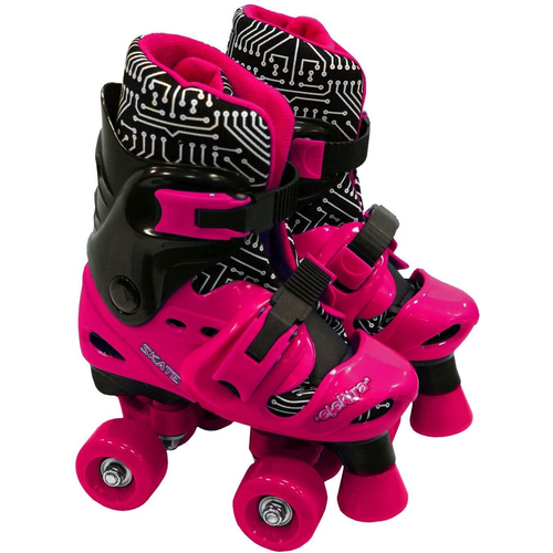 Elektra Quad Boot Medium Blk &Pink 13J-2