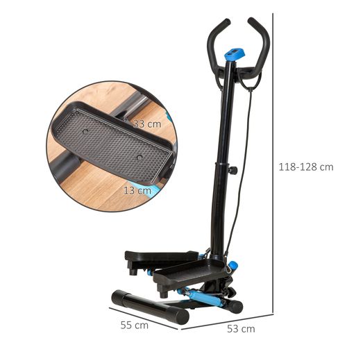 Adjustable Twist Stepper Step Machine For Home Gym Aerobic Workout HOMCOM