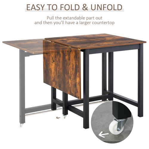 Drop Leaf Kitchen Foldable Table Folding Table Foldable for Dining Room