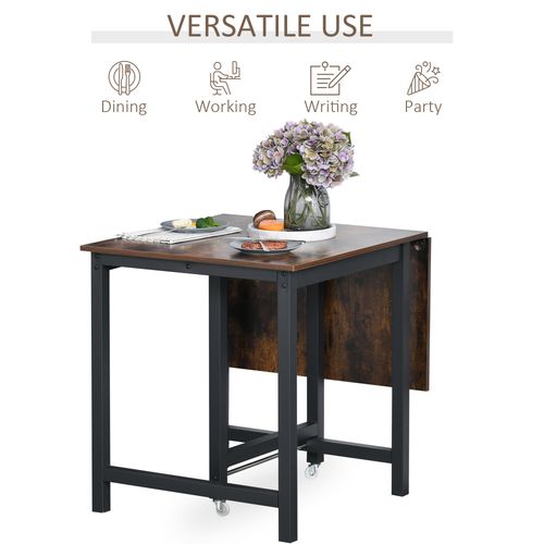 Drop Leaf Kitchen Foldable Table Folding Table Foldable for Dining Room