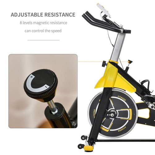 Exercise Bike 6kg Flywheel Belt Drive w/Adjustable Resistance LCD Display