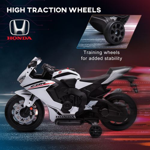 Honda Licensed 6V Kids Electric Motorbike Ride On Car for 3-5 Years HOMCOM