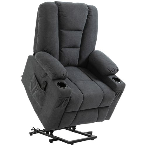 Riser and Recliner Chair w/ Remote, Lift Chair for the Elderly Grey