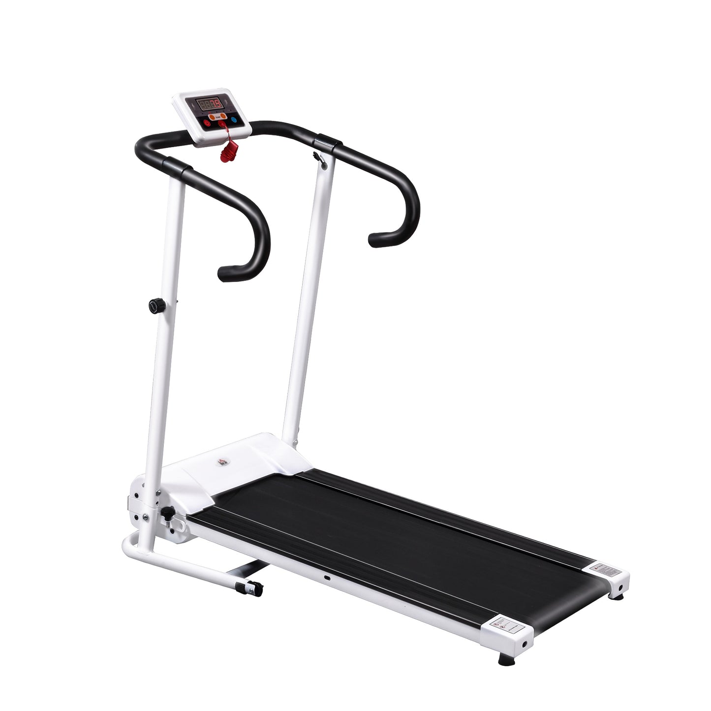 1-10Km/h Folding Treadmill Home Running Fitness Machine Safety Stopper HOMCOM