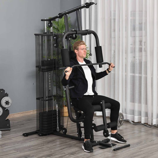 Multifunction Home Gym Weight Training Station Fitness Strength Machine HOMCOM