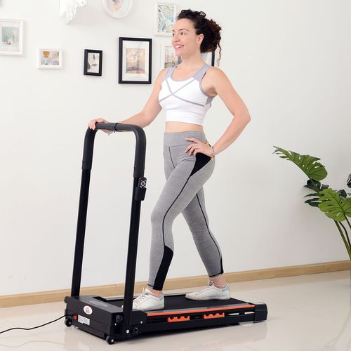 1-6 km/h Folding Motorized Treadmill Walking w/ Remote Stopper Fitness HOMCOM