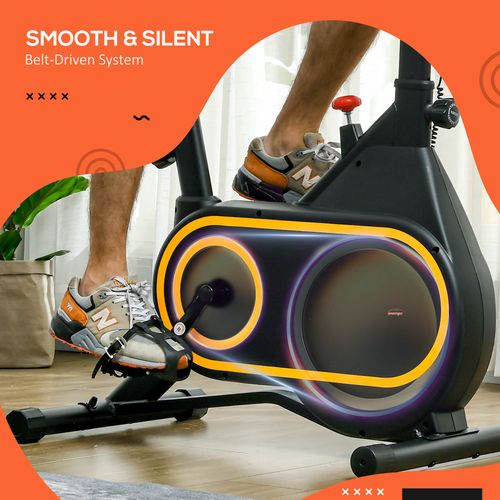 Exercise Bike Stationary Bike with LCD Display for Home Cardio Workout SPORTNOW