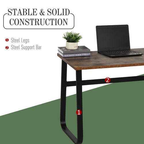 Writing Desk Workstation Center Laptop Table Industrial Design