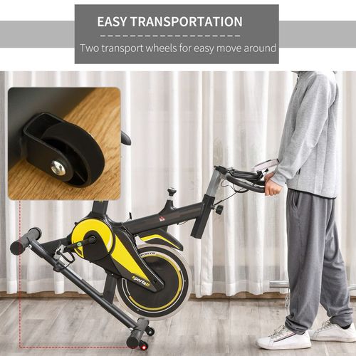 Exercise Bike 10KG Flywheel Cycling w/ Adjustable Resistance LCD Display HOMCOM