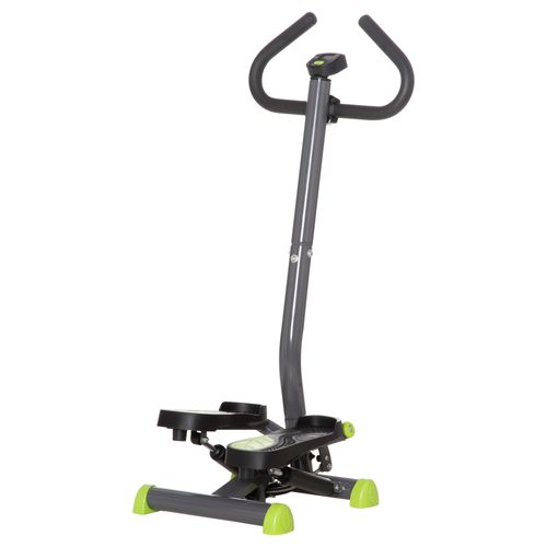 Twister Stepper Height Adjustable Step Machine w/ LCD Screen Grey HOMCOM