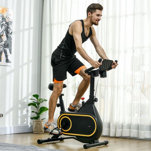 Exercise Bike Stationary Bike with LCD Display for Home Cardio Workout SPORTNOW