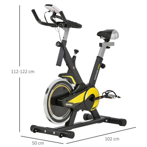 Exercise Bike 10KG Flywheel Cycling w/ Adjustable Resistance LCD Display HOMCOM