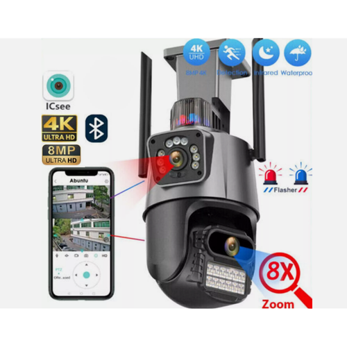 4K wireless network camera 8MP smart home security infrared camera IP66