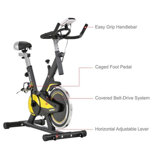 Exercise Bike 10KG Flywheel Cycling w/ Adjustable Resistance LCD Display HOMCOM