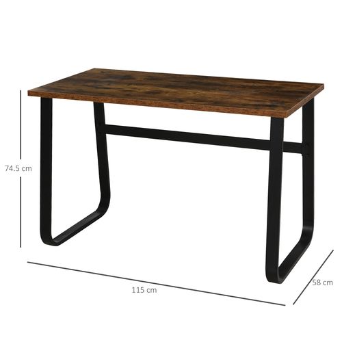 Writing Desk Workstation Center Laptop Table Industrial Design